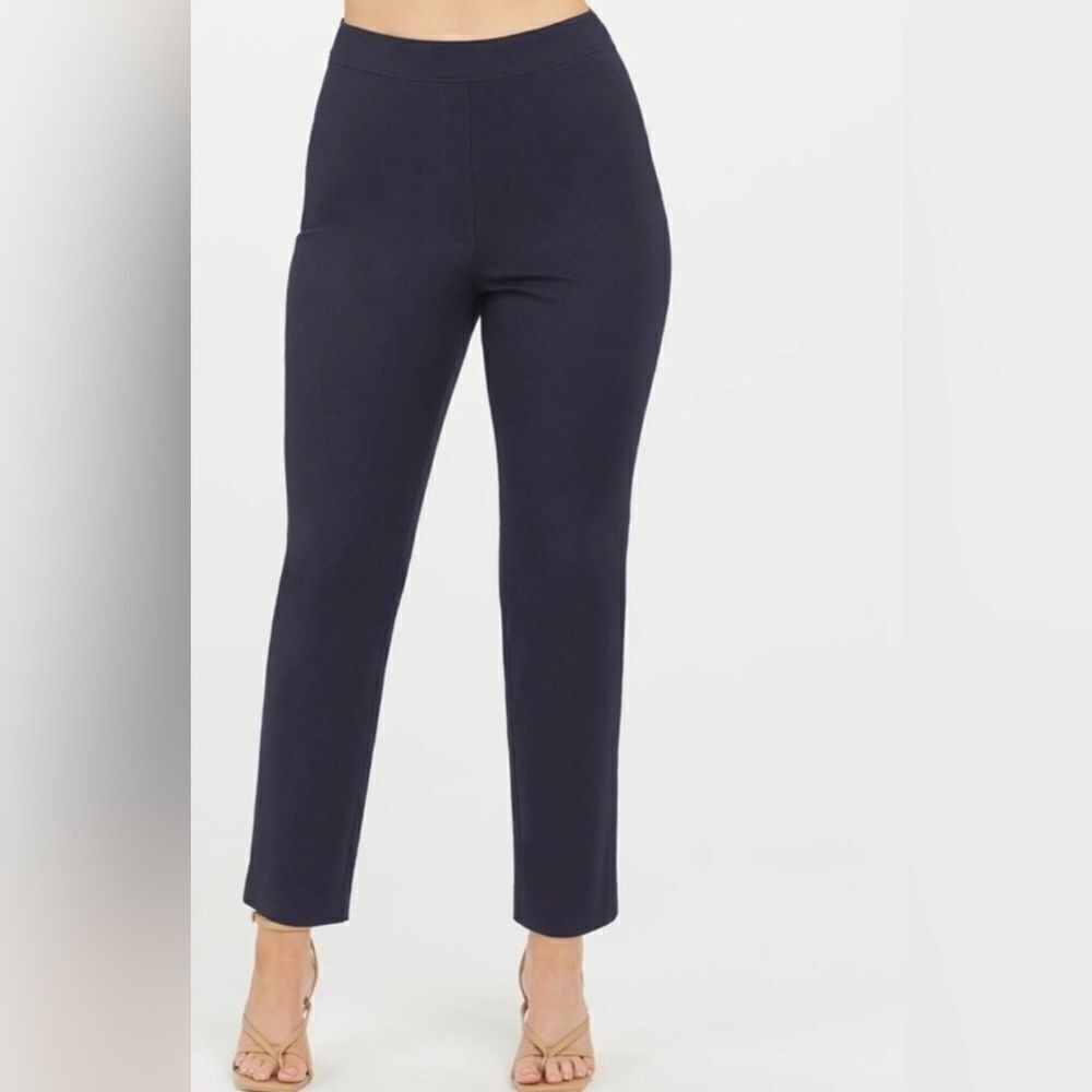 Spanx NWT Black Polished Ankle Slim Pants Size 1X